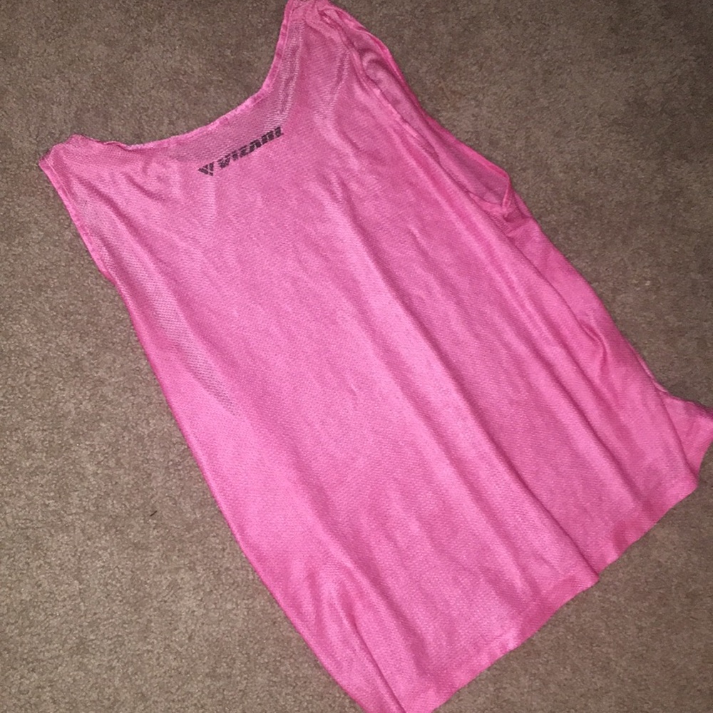 Pink Mesh tank